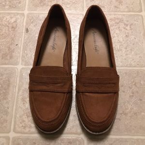 Faux Suede Loafers